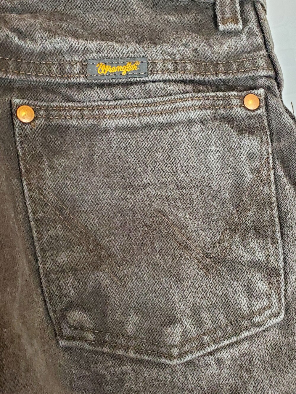 Vintage Wrangler 16 Slim Black Straight Leg Jean - Picture 7 of 9